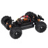 Kaugjuhitav maastikuauto RC buggy 4x4, harjadeta mootor, punamust, RC0773, 1:18, 26 x 18,5 x 12 cm