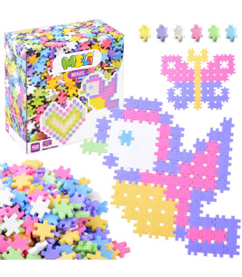 WAFLE Meli Minis Pastel klotsid, 400 elementi, ZA4483
