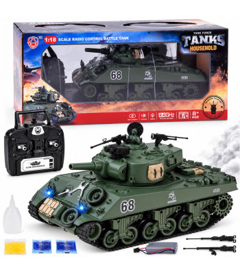 Kaugjuhitav tank Sherman M4A3 RC 2,4 GHz RC0769, 36 cm