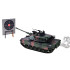 Kaugjuhitav RC-tank Abrams M1A1 suitsu-, heli- ja valgusefektidega 45 cm RC0770