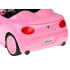 Roosa kabriolett RC-auto nukkudele tuledega, RC0713