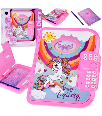 Interaktiivne koodiga salapäevik Magic Unicorn, 2 in 1, ZA5769