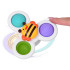 Sensoorne mänguasi fidget spinner iminapaga, 3 tk ZA5340