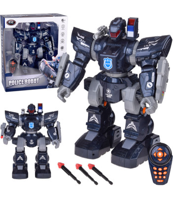 Kaugjuhitav politseirobot, kõnnib, tantsib, tulistab ja valgustab RC0731