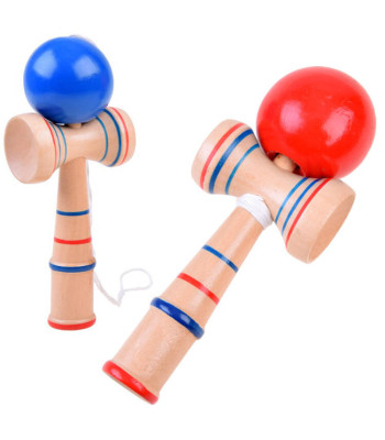 Puidust kendama osavusmäng, puidust mänguasi GR0462