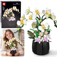 Ehitusklotsid orhidee potis – orhideelilled 1014+ele ZA6378