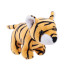 Pehme mänguasi Safari TIIGER – seeria „mini loomad loomaaiast“, ZA4415 A, 8 × 11 × 5 cm
