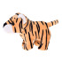 Pehme mänguasi Safari TIIGER – seeria „mini loomad loomaaiast“, ZA4415 A, 8 × 11 × 5 cm