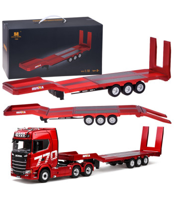 Kaugjuhitav platvorm-poolhaagis Scania 1501 veoautole Huina 1502 RC0789