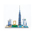 Ehitusklotsid Dubai panoraam – linna kuulsad ehitised 3000+ele ZA6269