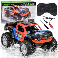 Kaugjuhitav 4x4 amfiibne maastikuauto vees ja maal RC0778