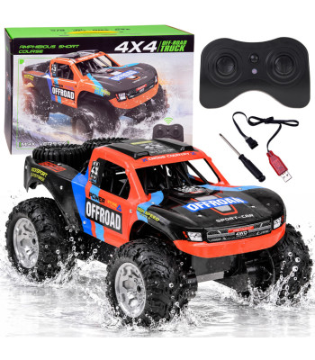 Kaugjuhitav 4x4 amfiibne maastikuauto vees ja maal RC0778