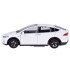 Metallkerega kaugjuhitav auto led-tulede ja suitsuefektiga, valge – Tesla Model X RC0772, 1:22
