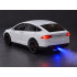 Metallkerega kaugjuhitav auto led-tulede ja suitsuefektiga, valge – Tesla Model X RC0772, 1:22