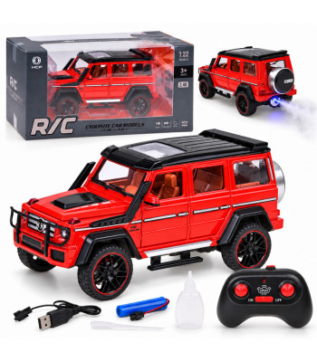 Metallkere, avatavate uste, led-tulede ja suitsuefektiga kaugjuhitav maastikuauto Brabus G800 RC0771