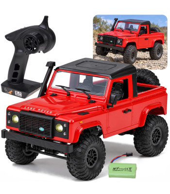 Kaugjuhitav 2 ühes maastikuauto 4x4 – LAND ROVER Defender 90, RC0760, 1:12