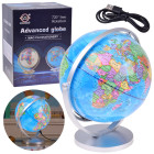 Valgustusega güroskoopiline gloobus-lamp, 2 ühes, ZA6215, 20cm