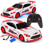 Valgustusega transformeeruv kaugjuhitav RC-auto, kuni 15 km/h, 1:16, RC0757