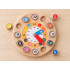 Puidust õppekell matemaatikaülesannetega 2-in-1 – MATEMATYKA ZA6240