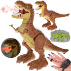 Žestidega juhitav kaugjuhitav dinosaurus, 2 ühes, möirgab ja valgustab – RC0625 BR