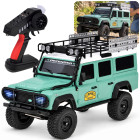 Kaugjuhitav maastikuauto Land Rover Defender, roheline, 1:18, 4WD, 2,4 GHz, RC0762