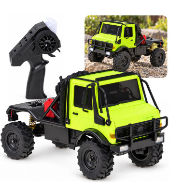 Kaugjuhitav maastikuauto LED-tuledega, roheline – U4000 MN-333, 1:18