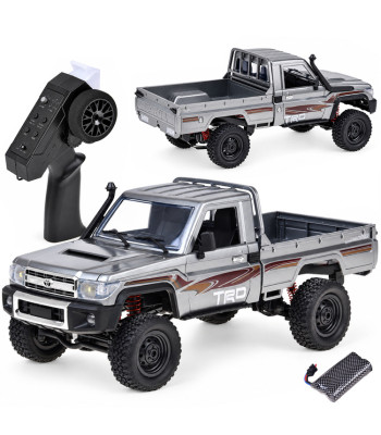 Kaugjuhitav Toyota Land Cruiseri pikap, 4×4, hõbedane, 2,4 GHz, 1:12, RC0764