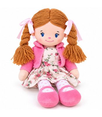 Suur riidest nukk Hania, ZA6279, 40 cm