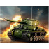 Reobrixi World of Tanksi litsentsiga tanki ehitusklotsid, 839 osa, Sherman M4A3E8, ZA5806