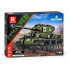 Reobrixi World of Tanksi litsentsiga tanki ehitusklotsid, 839 osa, Sherman M4A3E8, ZA5806