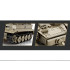 Tanki ehitusklotsid Reobrix, World of Tanks, Tiger I, 1140 osa, 1:28, ZA5807