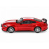 Litsentsitud metallist tuuningauto, punane, Ford Mustang GT 2018, 1:42, ZA6458
