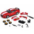 Litsentsitud metallist tuuningauto, punane, Ford Mustang GT 2018, 1:42, ZA6458