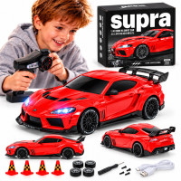 Kaugjuhitav driftiauto Toyota Supra Drift, 4x4, LED, RC0803, 1:43