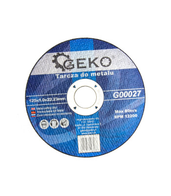 Metallilõikeketas GEKO 125x1.0 (10/50/400)