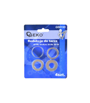 Ketta reduktsioonrõngaste komplekt, 4 tk 32–30 mm, 32–25,4 mm, 32–20 mm, 32–16 mm (500)