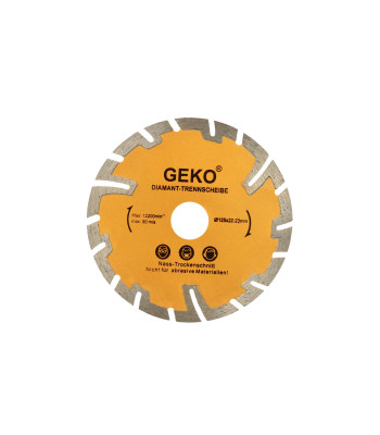 Segmenteeritud teemantlõikeketas sügavlõikamiseks, GEKO(100), 125 mm