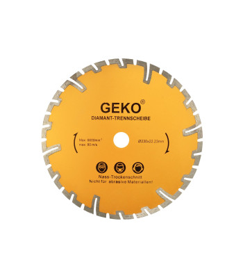 Teemantketas sügavlõikeks GEKO (25), 230 mm