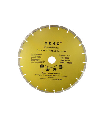 Segmendiga teemantketas GEKO (10), 300x8x32 mm