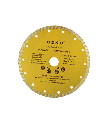 Turbo teemantlõikeketas GEKO, 180 mm