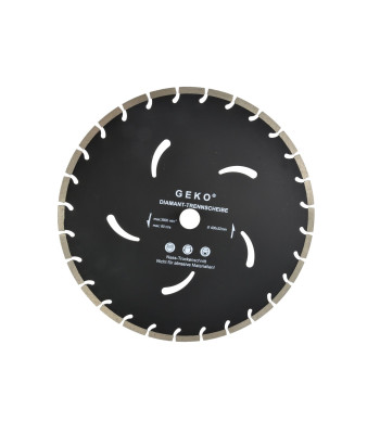 Must segmendiga teemantlõikeketas GEKO 400x10x32mm (10)