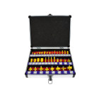 Puidu kujundusfreeside komplekt GEKO, 35 osa (5)