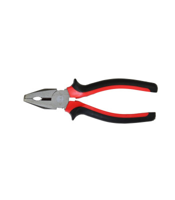 Nikeldatud kombineeritud tangid (punane-must), 160mm (6/60)