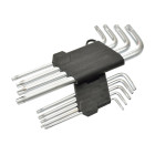 TORX-võtmete komplekt, 9 osa, T10–T50, 190mm (10/40)