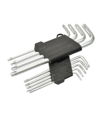 TORX-võtmete komplekt, 9 osa, T10–T50, 190mm (10/40)