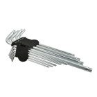 Torx-võtmete komplekt, 9-osaline, GEKO, T15–T55, 260 mm