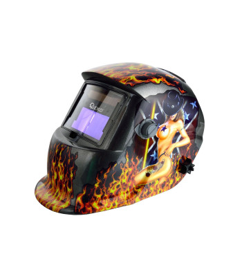 Isetumenev keevitusmask PROFI FLAME (20)