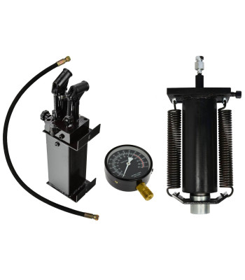 Pressikomplekt, kiire pump, hüdrosilinder ja manomeeter (1|2 osa), 50T