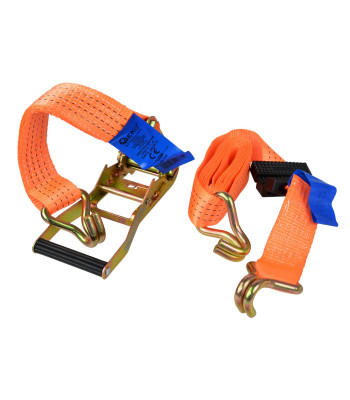 3-punktilised kinnitusrihmad autotreilerile (4 tk), 3 m / 4 T / 50 mm