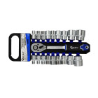 GEKO padrunvõtmete komplekt, 19 osa, CRV (10), 1/2″, 8–32 mm